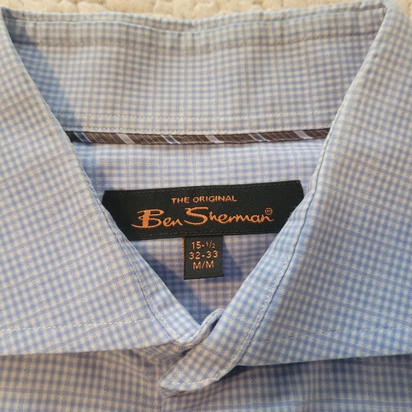Ben Sherman spread collar dress shirt size medium - Picture 4 of 5